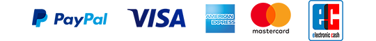 Zahlungsarten: PayPal | Kreditkarte | SEPA-Lastschrift